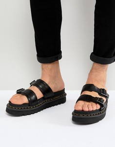 Черные сандалии Dr Martens - Черный
