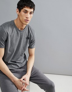 Серая меланжевая футболка The North Face - Серый