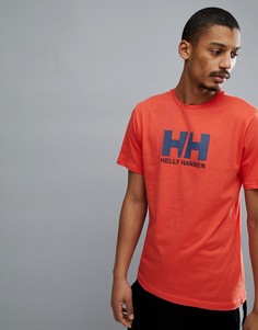 Оранжевая футболка Helly Hansen - Оранжевый