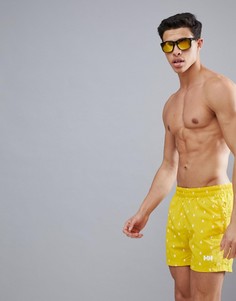 Желтые шорты для плавания с принтом омаров Helly Hansen Colwell - Желтый