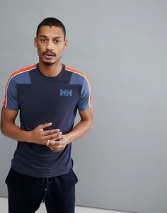 Светло-серый базовый топ с короткими рукавами Helly Hansen Lifa Active Light - Серый