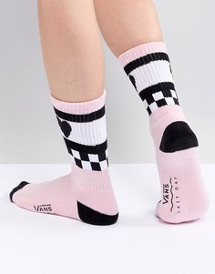 Розовые носки Vans X Lazy Oaf - Розовый
