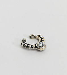 Серебристое кольцо для носа Reclaimed Vintage эксклюзивно для ASOS - Серебряный