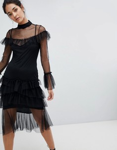 Платье с длинными рукавами Hope &amp; Ivy - Черный