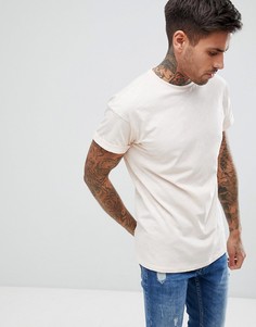 Светло-розовая футболка New Look - Бежевый