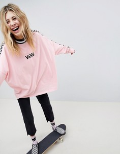 Лонгслив в клетку Vans X Lazy Oaf - Розовый