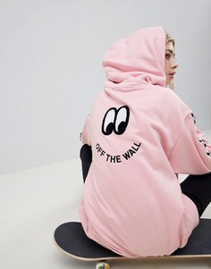 Худи с принтом на спине Vans X Lazy Oaf - Розовый