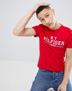 Красная футболка с логотипом Tommy Hilfiger Koby NY - Красный