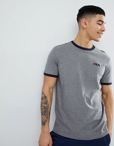 Серая футболка с маленьким логотипом Fila Vintage - Серый