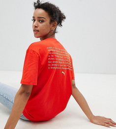 Красная футболка с логотипом Puma эксклюзивно для ASOS - Красный