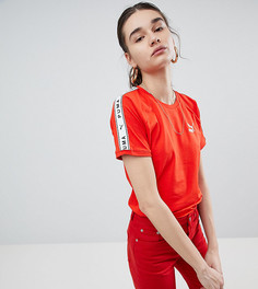 Красная футболка с лентой на рукавах Puma эксклюзивно для ASOS - Красный