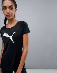 Футболка с логотипом Puma Running - Черный