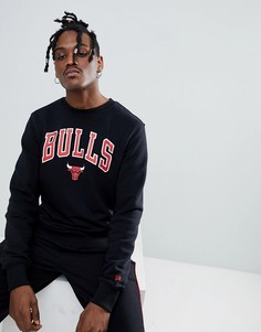 Черный свитшот с логотипом Chicago Bulls New Era NBA - Черный