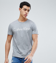 Футболка с круглым вырезом и логотипом Calvin Klein - Серый
