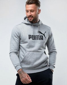Худи серого цвета Puma ESS No.1 83825703 - Серый