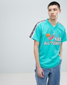Зеленая сетчатая футболка Mitchell &amp; Ness NBA All Stars - Зеленый
