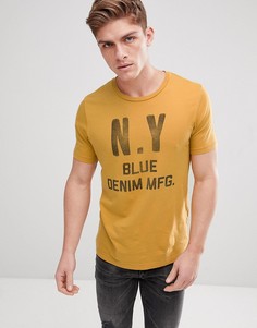 Футболка с принтом NY Jack &amp; Jones Premium - Желтый