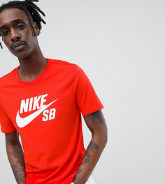 Красная футболка с логотипом Nike SB эксклюзивно для ASOS - Красный