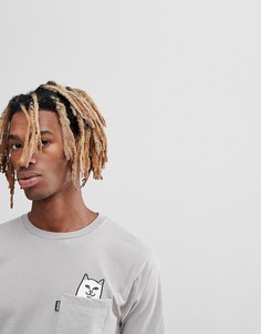 Серая футболка RIPNDIP Lord Nermal - Серый