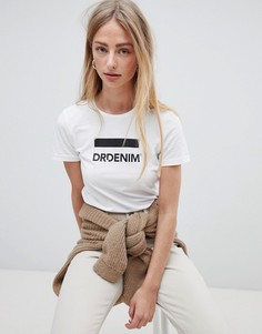 Футболка с логотипом Dr Denim Luna - Белый