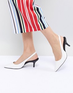 Белые туфли на каблуке-рюмочке Steve Madden Marks - Белый
