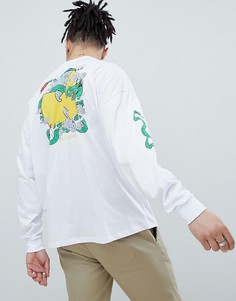 Oversize-лонгслив ASOS DESIGN - Белый