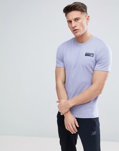 Фиолетовая футболка с принтом на спине New Balance Classic MT81553_DAY - Фиолетовый