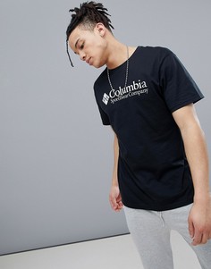 Черная футболка с логотипом Columbia - Черный