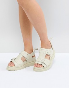 Белые кожаные сандалии Dr.Martens Kimilah - Белый