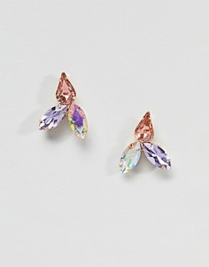 Серьги‑гвоздики с камнями ASOS DESIGN - Мульти