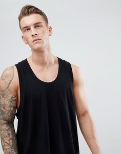 Черная oversize-майка ASOS DESIGN - Черный