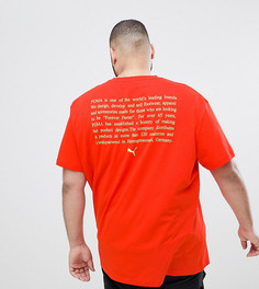 Красная футболка с принтом на спине Puma PLUS эксклюзивно для ASOS - Красный