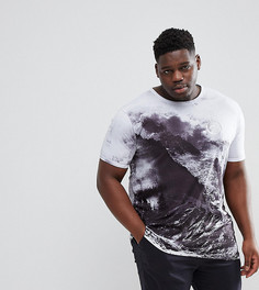 Белая футболка River Island Big and Tall - Белый