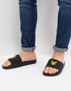 Черные шлепанцы Lyle &amp; Scott Thomson - Черный