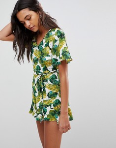 Ромпер с принтом Ax Paris - Белый