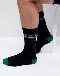 Черные носки с полосками Paul Smith - Черный