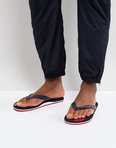 Темно-синие шлепанцы с логотипом Tommy Hilfiger Lane - Темно-синий