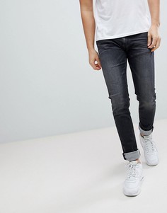 Черные выбеленные джинсы скинни Replay Jondrill - Черный