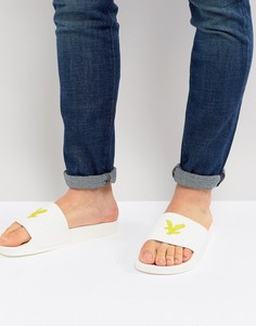 Белые шлепанцы Lyle &amp; Scott Thomson - Белый