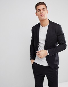 Пиджак с накладными карманами Selected Homme - Черный