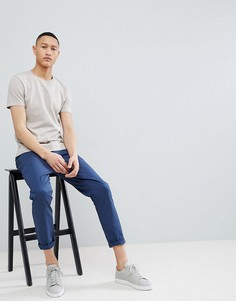 Хлопковая футболка Selected Homme - Серый