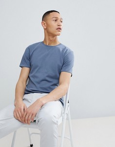 Хлопковая футболка Selected Homme - Синий