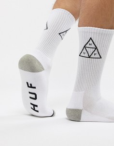 Белые носки с треугольниками HUF - Белый
