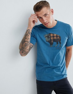 Футболка с короткими рукавами Columbia Check The Buffalo II - Синий