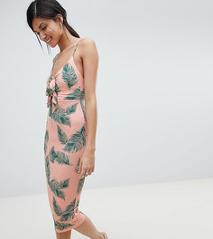 Облегающее платье миди с принтом ASOS DESIGN Tall - Мульти