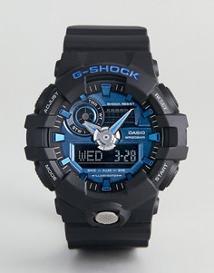Черные силиконовые цифровые часы G-Shock GA-710-1A2ER - Черный