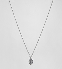 Серебряное двустороннее ожерелье в винтажном стиле ASOS DESIGN - Серебряный