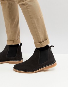 Замшевые ботинки челси Jack &amp; Jones - Черный