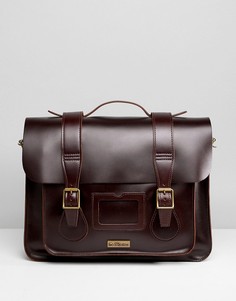 Кожаный портфель 15 дюймов Dr Martens - Коричневый