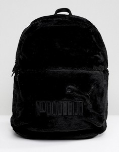 Меховый рюкзак Puma - Черный